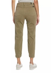 7 For All Mankind Darted Cotton-Blend Boyfriend Joggers