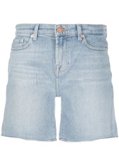 7 For All Mankind denim high waisted shorts