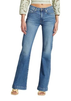 7 For All Mankind Dojo Faded Flare Jeans