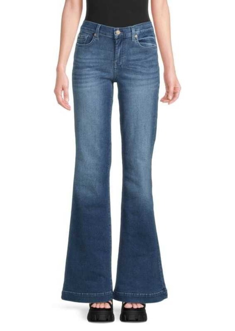 7 For All Mankind Dojo Whiskered Bootcut Jeans