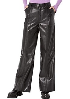 7 For All Mankind Faux Leather Easy Trousers