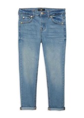 7 For All Mankind Girl's Light Washed Mid Rise Jeans