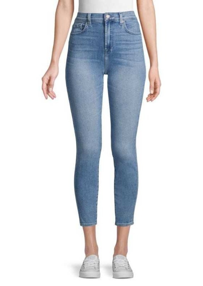 7 For All Mankind Gwenevere High-Rise Skinny Ankle Jeans