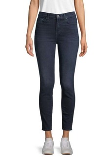 7 For All Mankind Gwenevere High-Waist Ankle Skinny Jeans