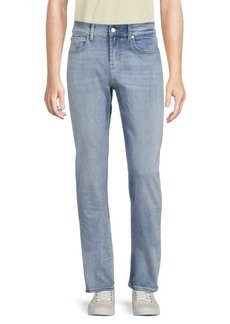 7 For All Mankind High Rise Faded Slimmy Jeans