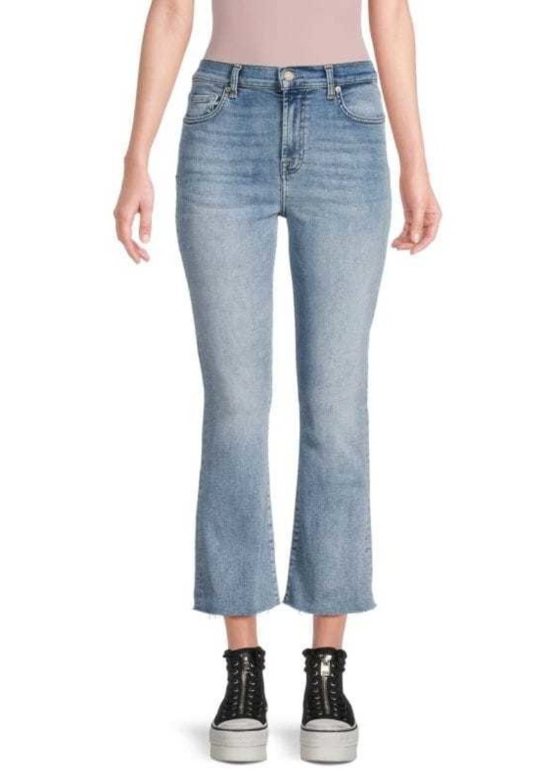 7 For All Mankind High Rise Kick Flare Slim Fit Jeans