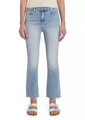 7 For All Mankind High-Rise Slim-Fit Kick Sunday Jeans