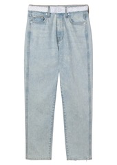 7 For All Mankind High-Rise Straight Cropped Jeans