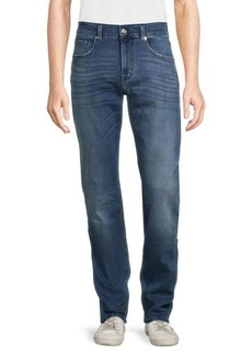 7 For All Mankind High Rise Straight Jeans