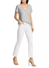 7 For All Mankind High-Rise Stretch Slim Kick-Flare Jeans