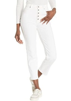 7 For All Mankind High-Waist Cropped Straight in Luxe Vintage Soleil