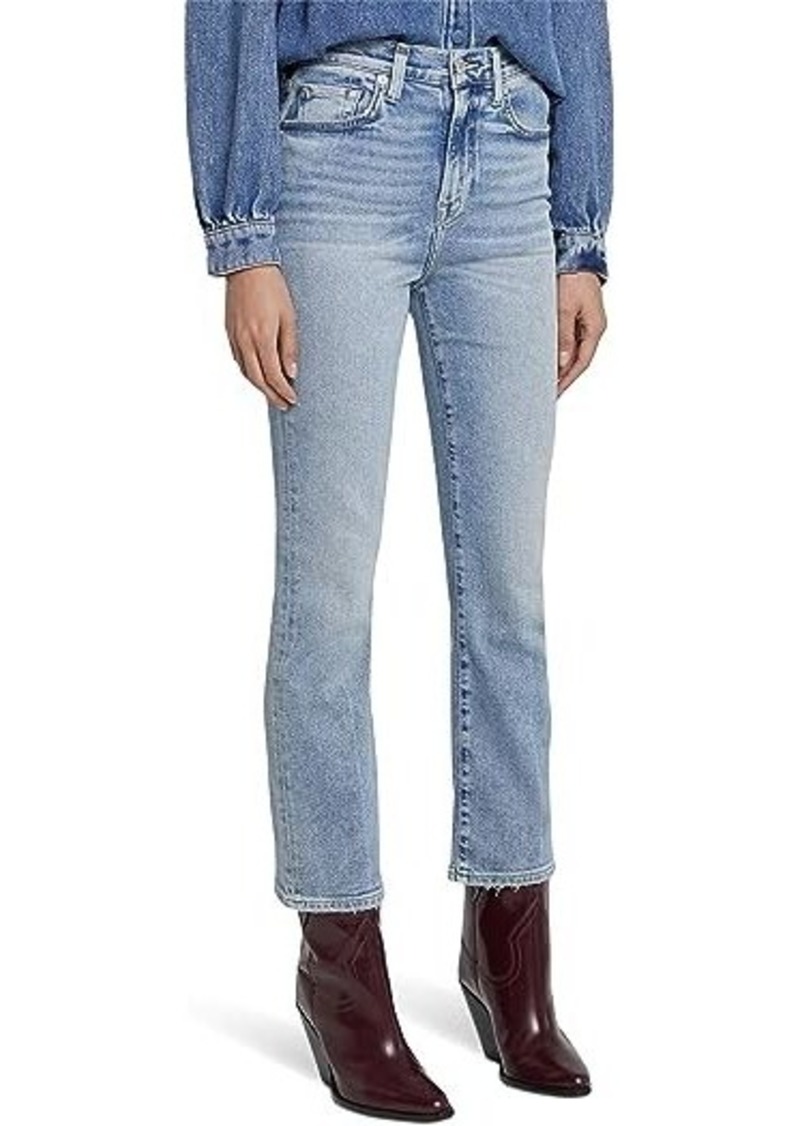 7 For All Mankind High-Waisted Slim Kick in Must