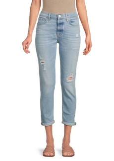 7 For All Mankind Josefina High Rise Cropped Jeans
