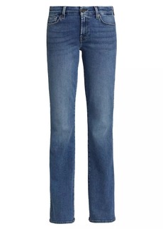 7 For All Mankind Kimmie Low-Rise Stretch Flared Jeans