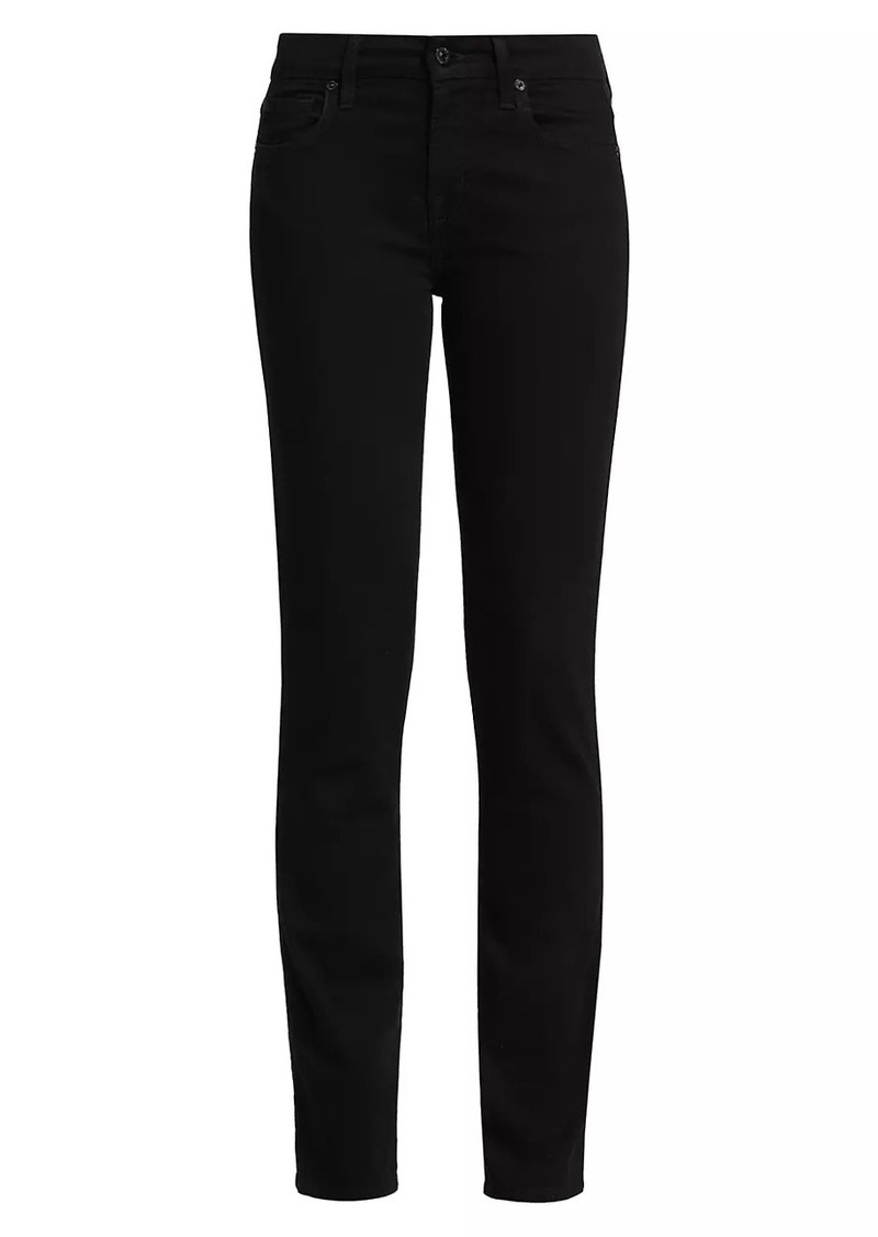 7 For All Mankind Kimmie Mid-Rise Straight-Leg Jeans