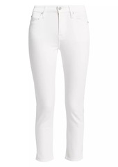 7 For All Mankind Kimmie Mid-Rise Stretch Crop Jeans