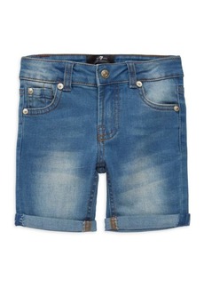 7 For All Mankind ​Little Girl&#8217;s Cuffed Bermuda Shorts