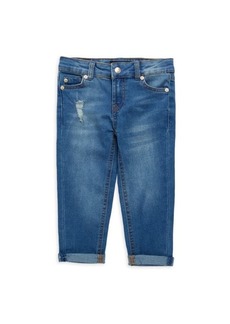 7 For All Mankind Little Girl's Ripped Jeans