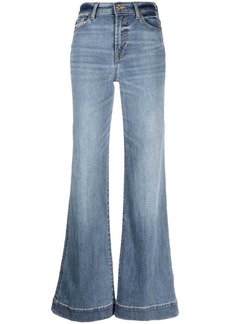 7 For All Mankind logo-patch wide-leg jeans