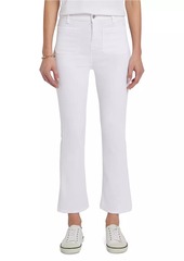 7 For All Mankind Love Again Mid-Rise Stretch Flare Crop Jeans