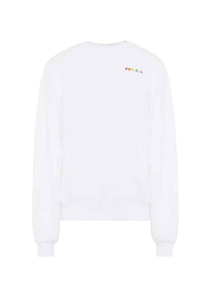 7 For All Mankind Love Cotton Sweatshirt