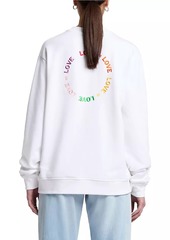 7 For All Mankind Love Cotton Sweatshirt