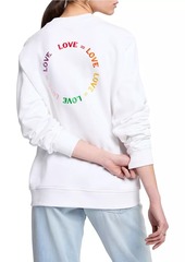 7 For All Mankind Love Cotton Sweatshirt