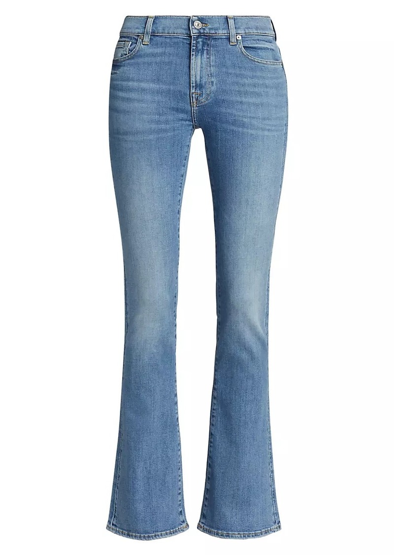 7 For All Mankind Low-Rise Boot-Cut Jeans