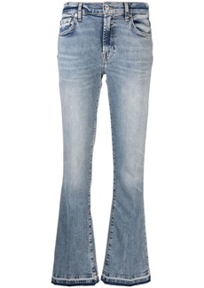 7 For All Mankind low-rise flared jeans