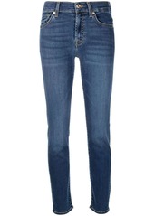 7 For All Mankind low-rise skinny jeans