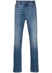 7 For All Mankind low-rise straight-leg jeans