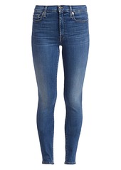 7 For All Mankind Luxe Slim-Fit High-Rise Ankle Skinny Jeans