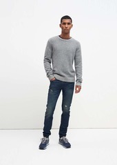 7 For All Mankind Luxe Sport Stacked Skinny In Avalanche
