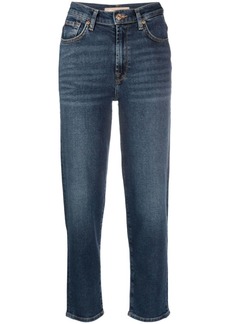 7 For All Mankind Malia high-rise cropped jeans