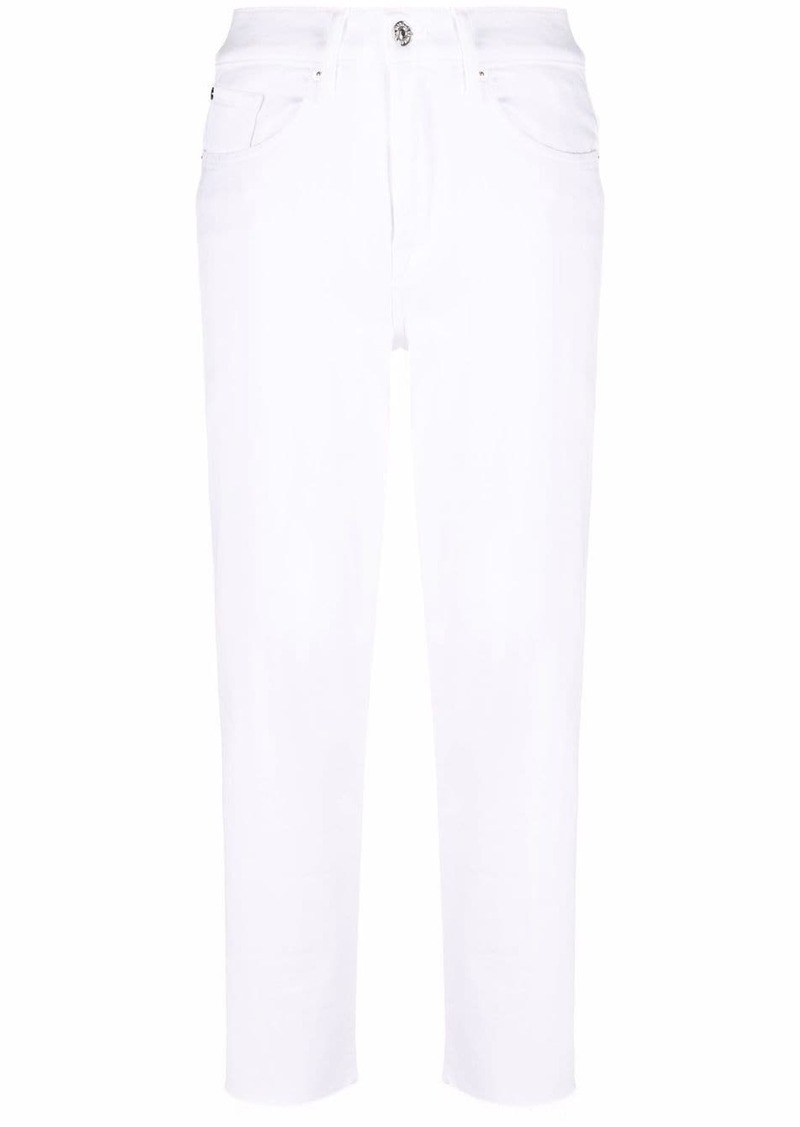 7 For All Mankind Malia high-waisted straight-leg jeans