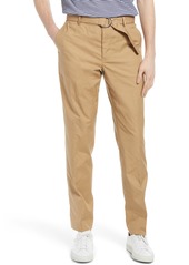 7 For All Mankind Slim Fit Belted Chino Pants in Tan at Nordstrom