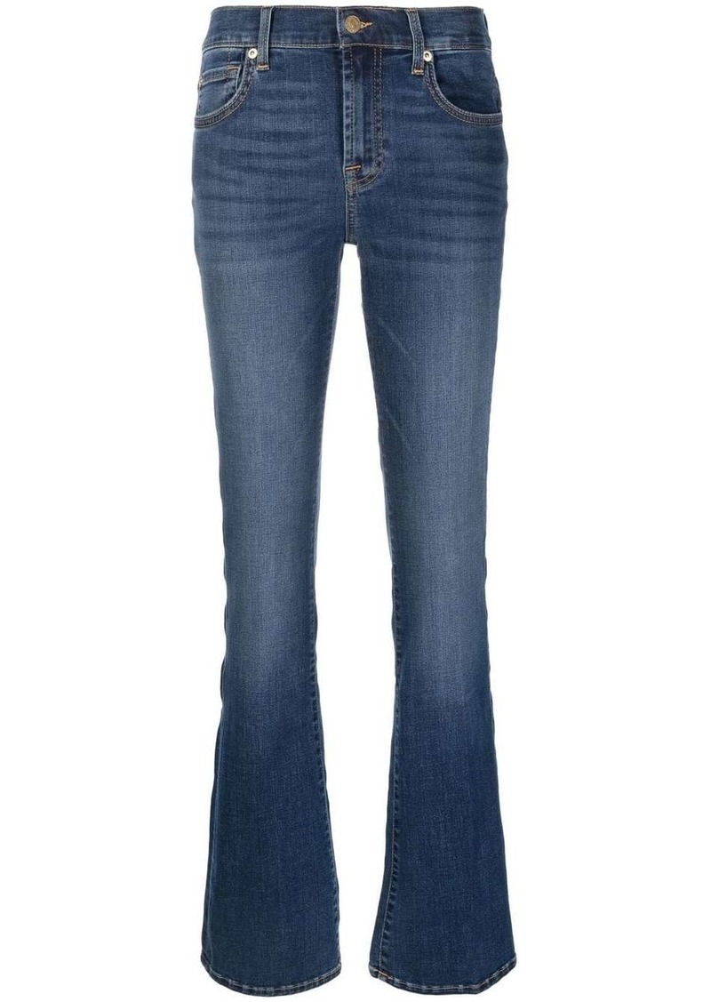 7 For All Mankind mid-rise bootcut jeans