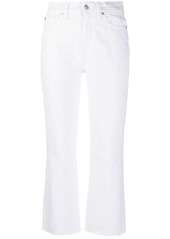 7 For All Mankind mid-rise cropped trousers