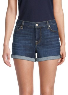 7 For All Mankind ​Mid-Rise Denim Shorts