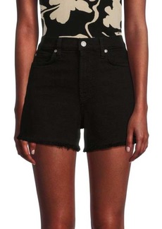 7 For All Mankind Mid Rise Denim Shorts