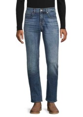 7 For All Mankind Mid Rise Faded Slim Fit Jeans