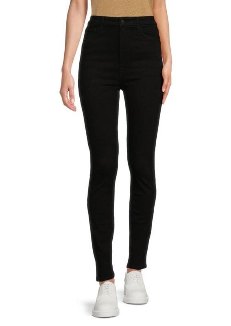 7 For All Mankind Mid Rise Skinny Jeans