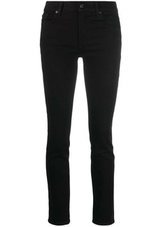 7 For All Mankind mid-rise skinny jeans