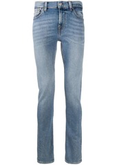 7 For All Mankind mid-rise slim-fit jeans
