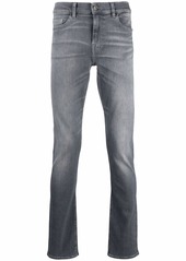 7 For All Mankind mid-rise straight-leg jeans