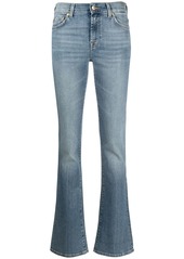 7 For All Mankind mid-rise straight leg jeans