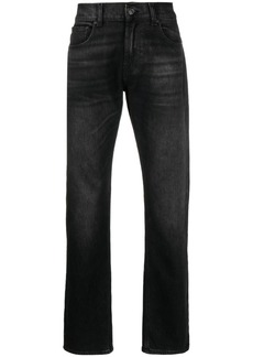 7 For All Mankind mid-rise tapered-leg jeans