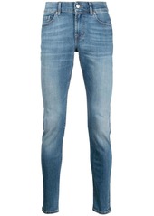 7 For All Mankind mid-wash skinny-jeans