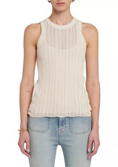 7 For All Mankind Mixed Stitch Cotton Tank