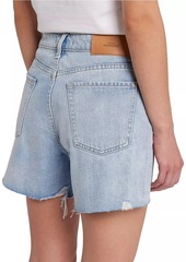 7 For All Mankind Monroe Distressed Denim Shorts